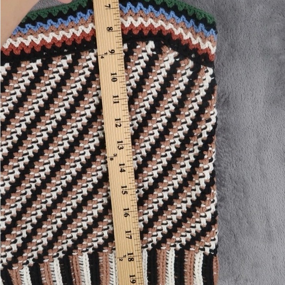 Veronica Beard Womens Livina Knit Cotton Crop Tank Top Brown Medium - Picture 9 of 13